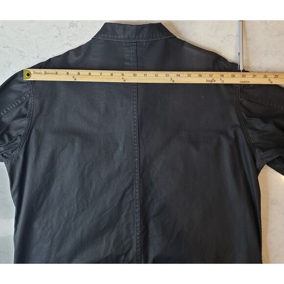 G-STAR Chore Worker Jacket Field Coat Waxed Canvas Black Men's Large - Picture 9 of 16